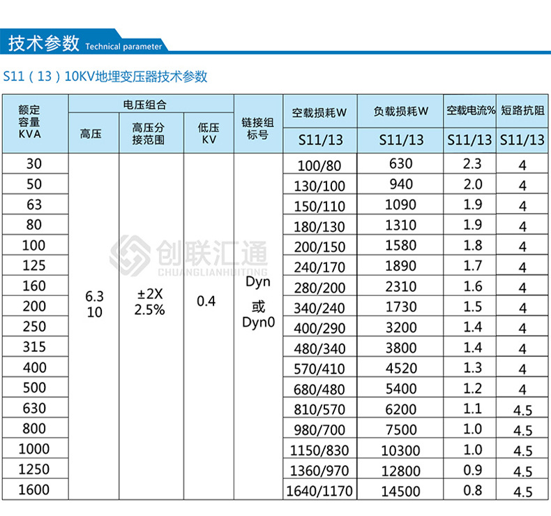 S11-MRD地埋式變壓器 高壓油浸 防腐防潮 廠家直銷特惠可定制-創(chuàng)聯(lián)匯通示例圖3